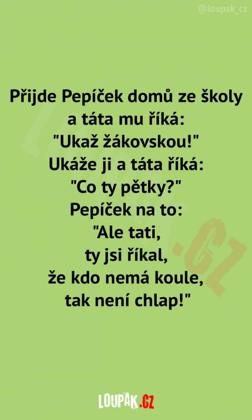 Tak si to vyložil po svém, no