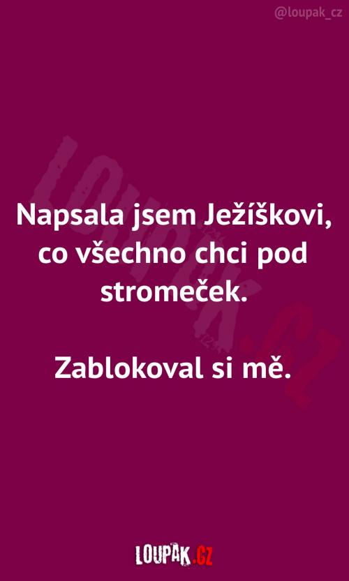 Když si Ježíšek přečetl můj dopis