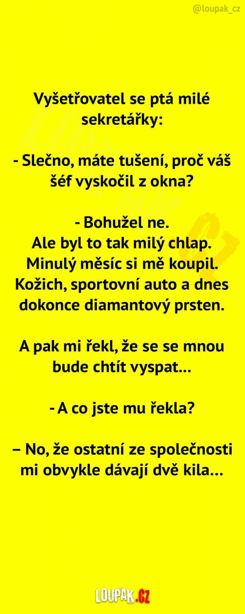  Proč šéf firmy vyskočil z okna? 