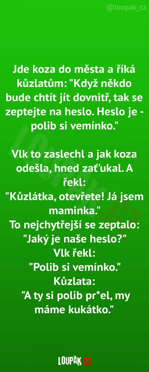  Heslo versus kukátko 