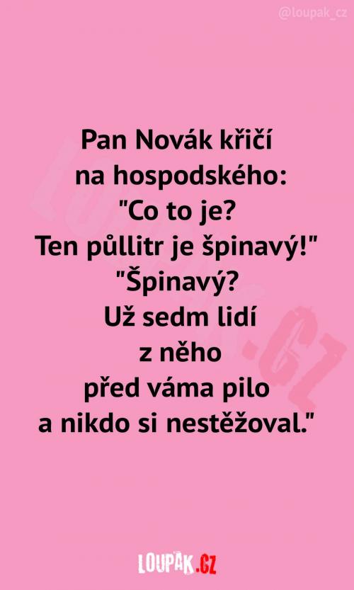 Pán je podle všeho citlivka Pán je podle všeho citlivka