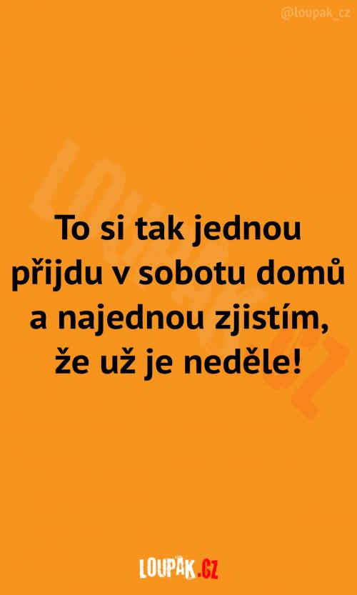 Sobotní nepříjemné zjištění Sobotní nepříjemné zjištění
