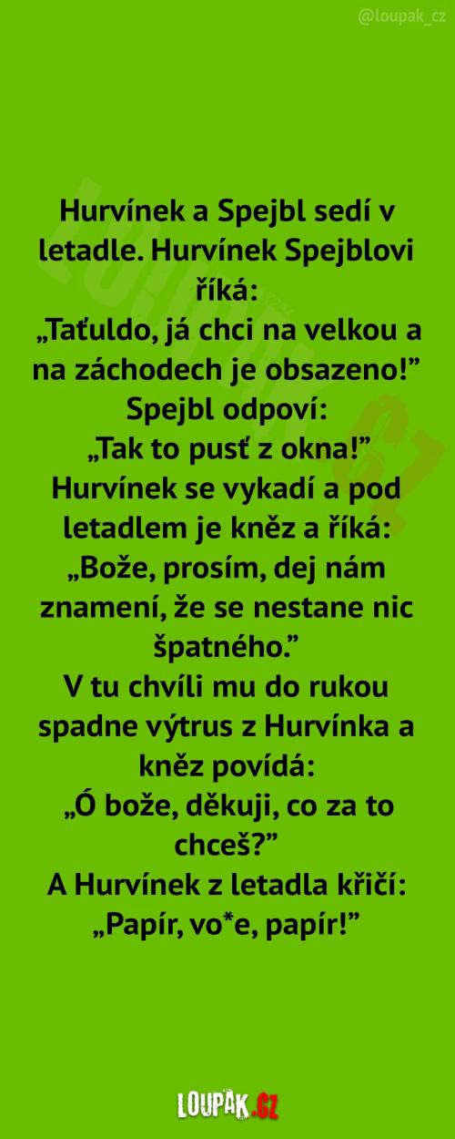 Hurvínek a Spejbl v letadle Hurvínek a Spejbl v letadle