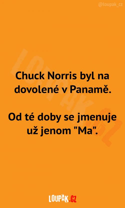 Chuckova dovolená v Panamě Chuckova dovolená v Panamě