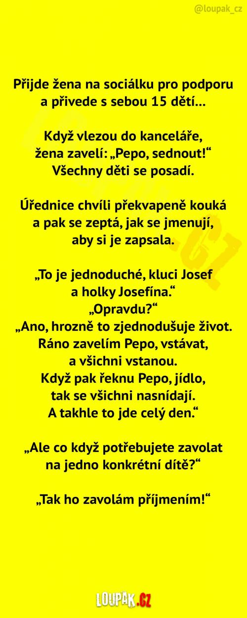 Žena na sociálce s 15 dětmi... Žena na sociálce s 15 dětmi...