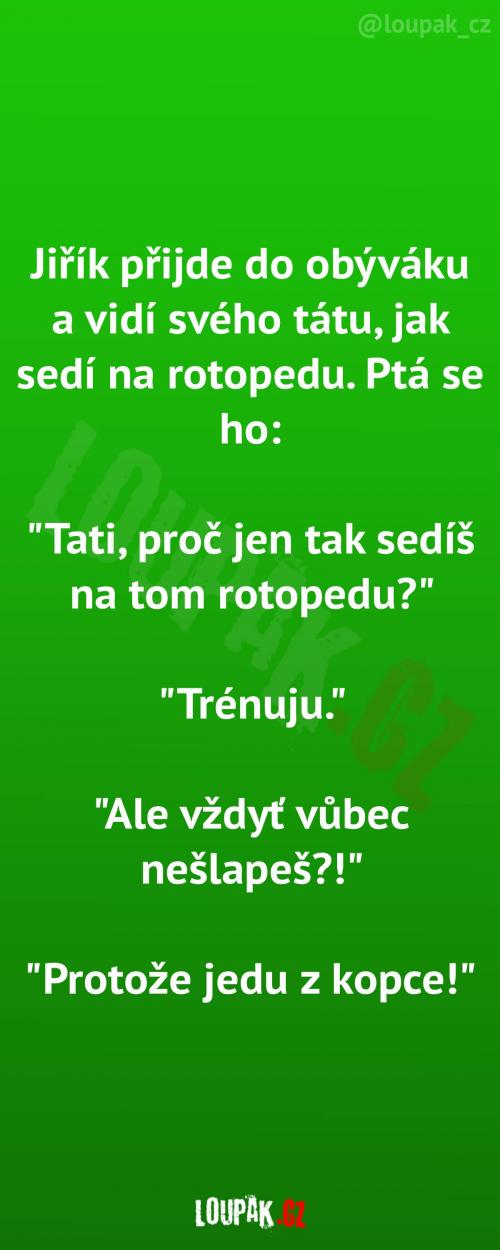 Tátův zvláštní styl cvičení