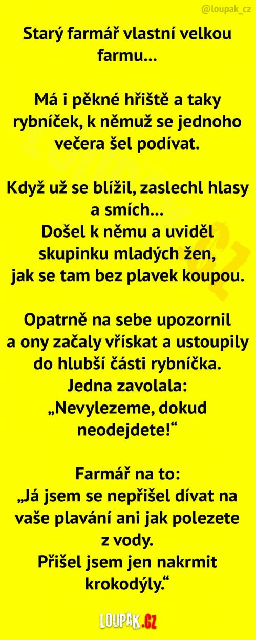  Starý farmář a jeho farma 