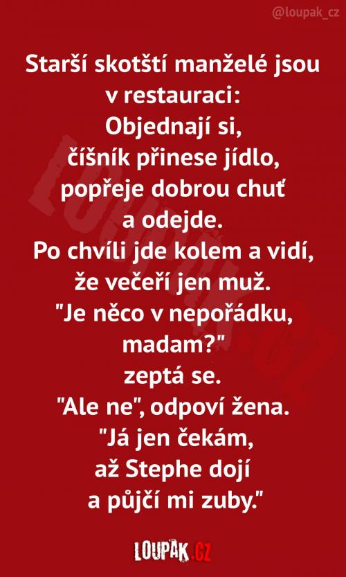 Alespoň už si mohou dovolit nespěchat