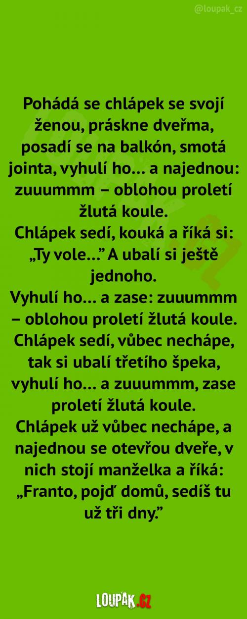 Hádka mezi mužem a ženou Hádka mezi mužem a ženou