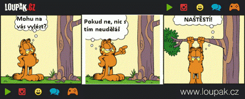  Lezení na strom - Garfield 
