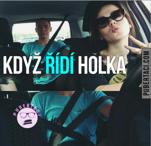  Když řídí holka 