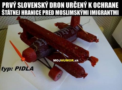  Slovenský dron proti migrantům 