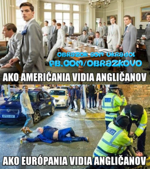 Jak vidíme Angličany