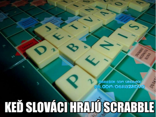  Slováci hrající screbble 