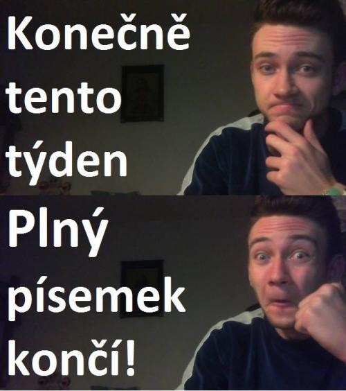  Skončil týden písemek 