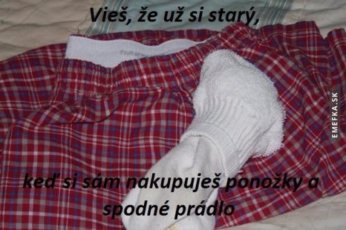 Jak zjistíš, že si starý