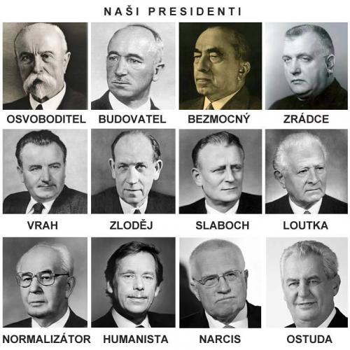 Všichni čeští prezidenti