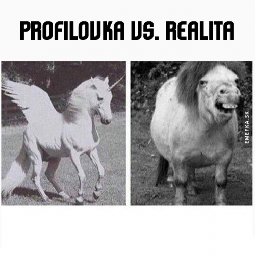  Profilovka vs. realita 