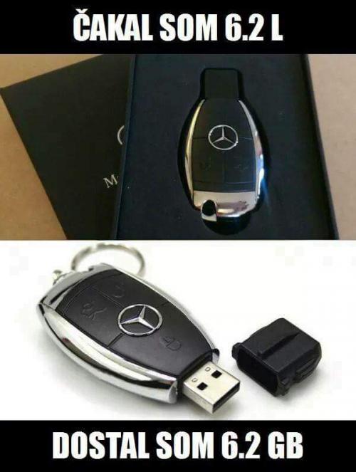 Když dostaneš klíče od Mercedesu