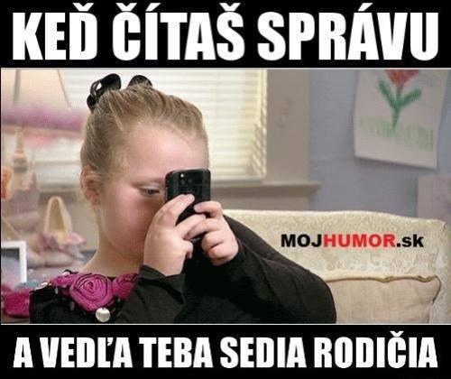  Když čteš zprávu a vedle tebe rodiče 