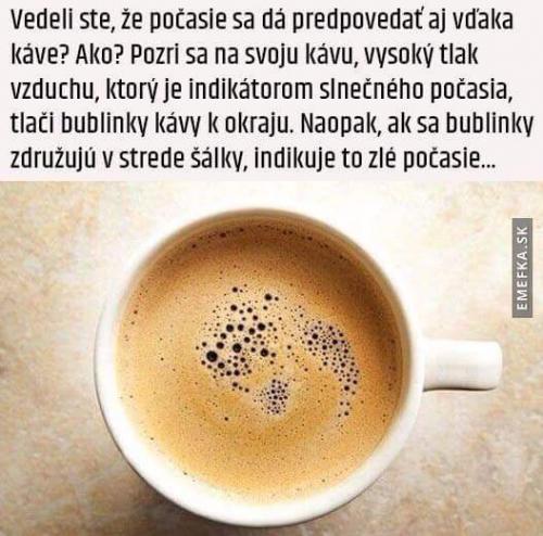 Kafe a počasí