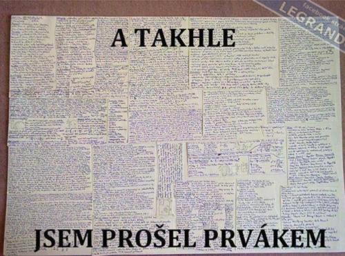  Takhle jsem prošel prvákem 