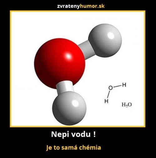  Voda je samá chemie! 