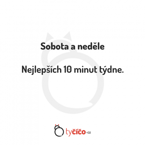  Sobota a neděle 