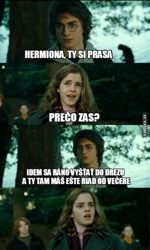  Je Hermiona prase nebo ne? 