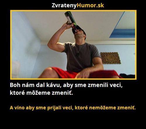 Káva a víno