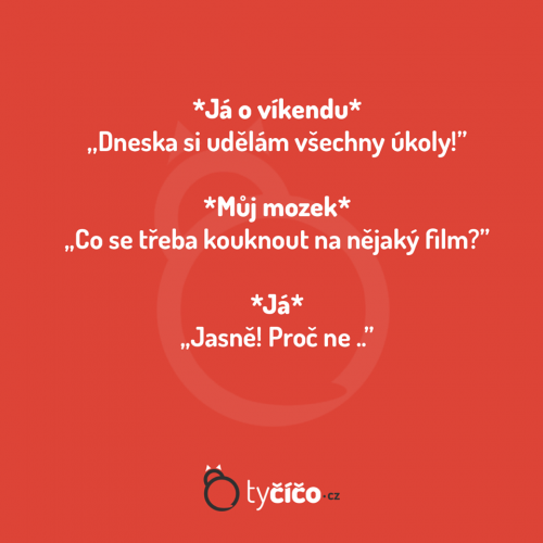 O víkendu