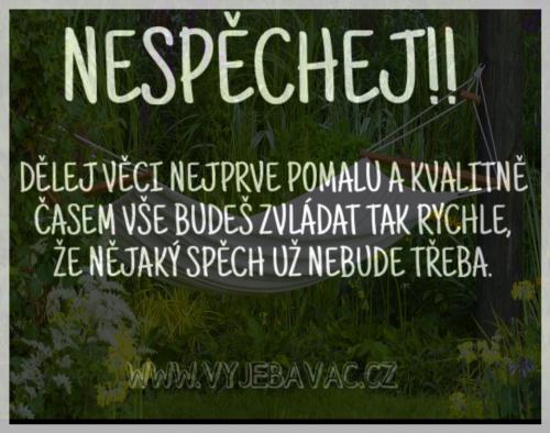 NEspějechej
