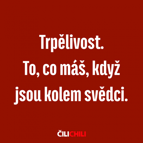  Trpělivost 