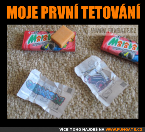 První tetování