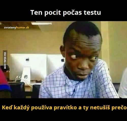  Při testu 