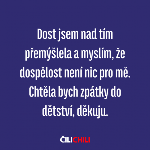  Dospělost 