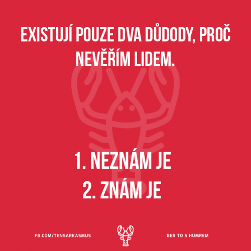 Nevěřím lidem