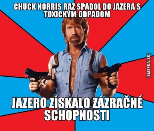  Jezero a Chuck Norris 