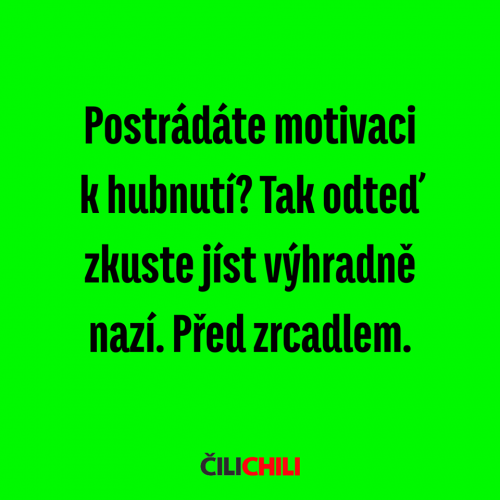  Motivace k hubnutí 