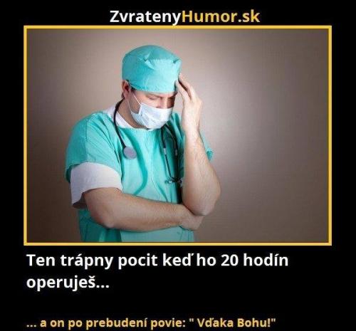  Těžký život chirurgů 