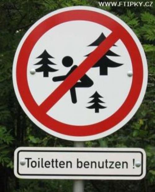 Zákaz s***í v lese