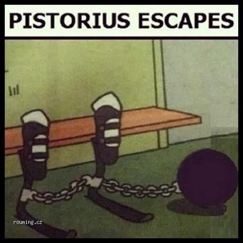 Pistorius utekl