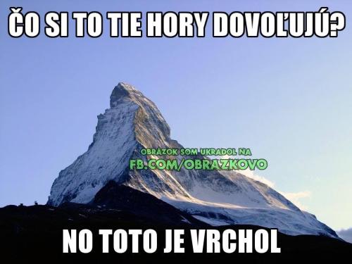  No toto je vrchol 