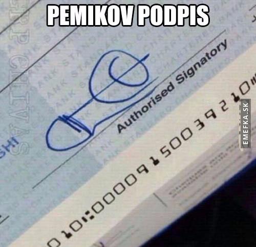  PemiKův podpis 