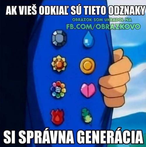 Správná generace