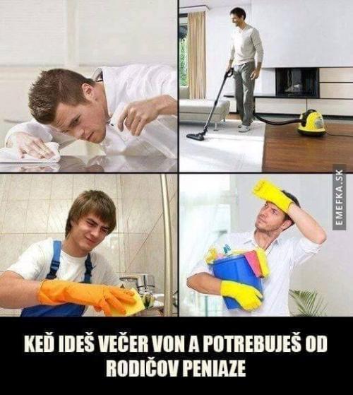  Potřebuješ peníze od rodičů 