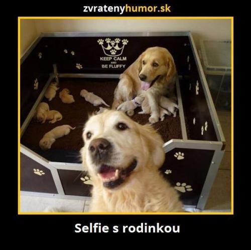  Selfie s rodinou 