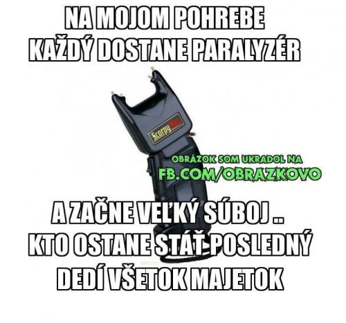 Na pohřbu
