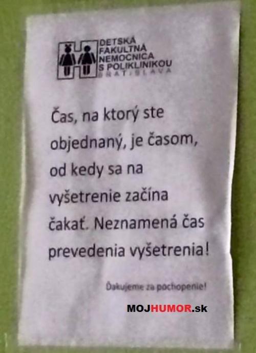  Realita v nemocnici na Slovensku 