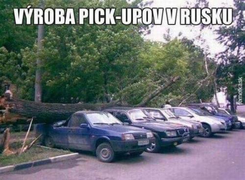  Pick-upy v Rusku 